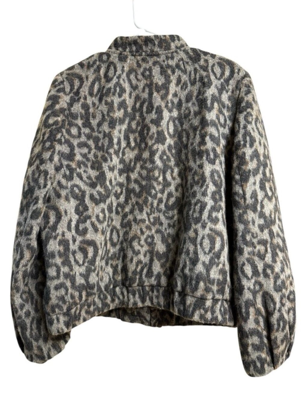 Banana Republic wool blend leopard print jacket in size XL. NWT - Picture 2 of 5